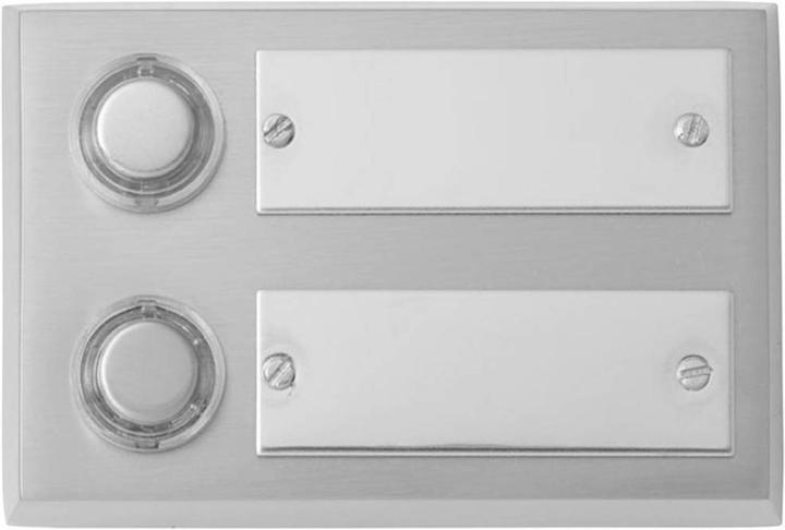 Image du produit Heidemann Bouton de sonnette Plaque de sonnette Mainau2 (câblé) (Filaire)