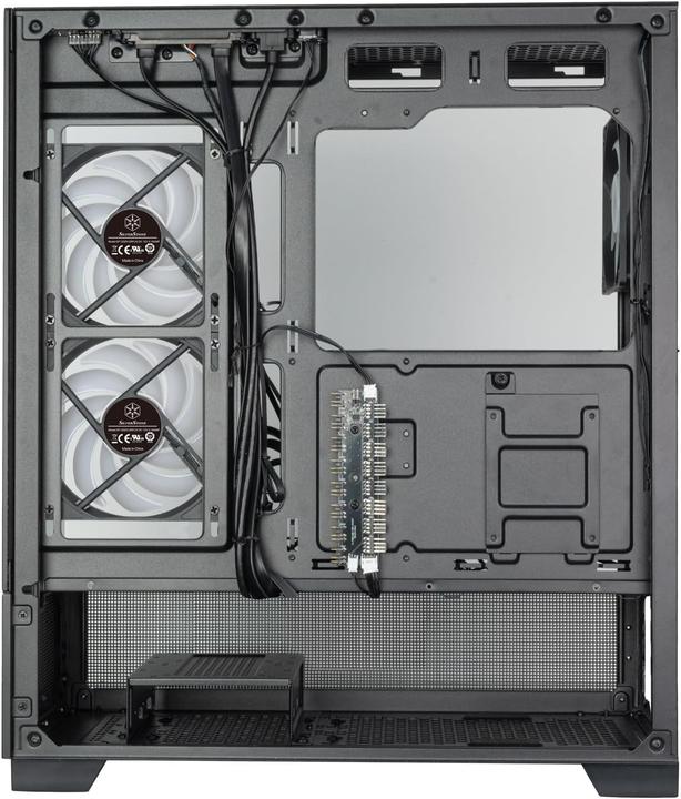 Produktbild Silverstone SST-LD05-B-ARGB - Panorama Tower Micro-ATX Computer Case, black (ATX, Micro ATX (mATX))