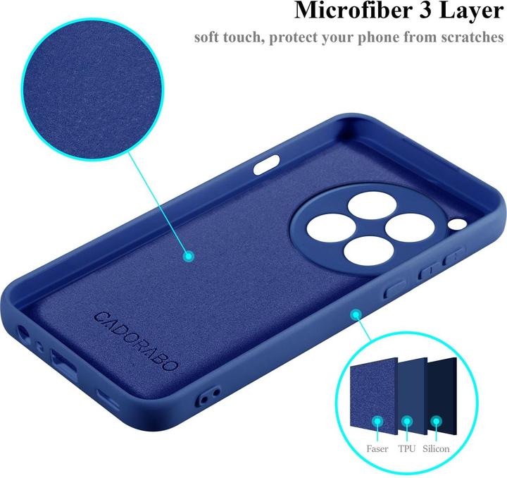 Actual product image Cadorabo Case for OnePlus 12 TPU in liquid protection silicone design (OnePlus 12)