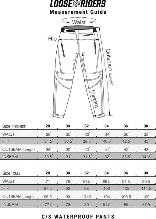 Image du produit Loose Riders Unisex Waterproof Pants (34)