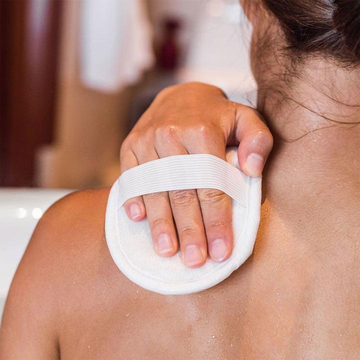 Actual product image Hygostar Bath sponge loofah individually packed