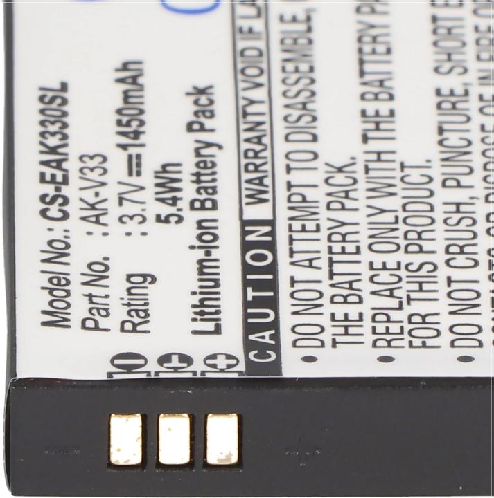 Actual product image AccuCell Battery Emporia Solid AK-V33