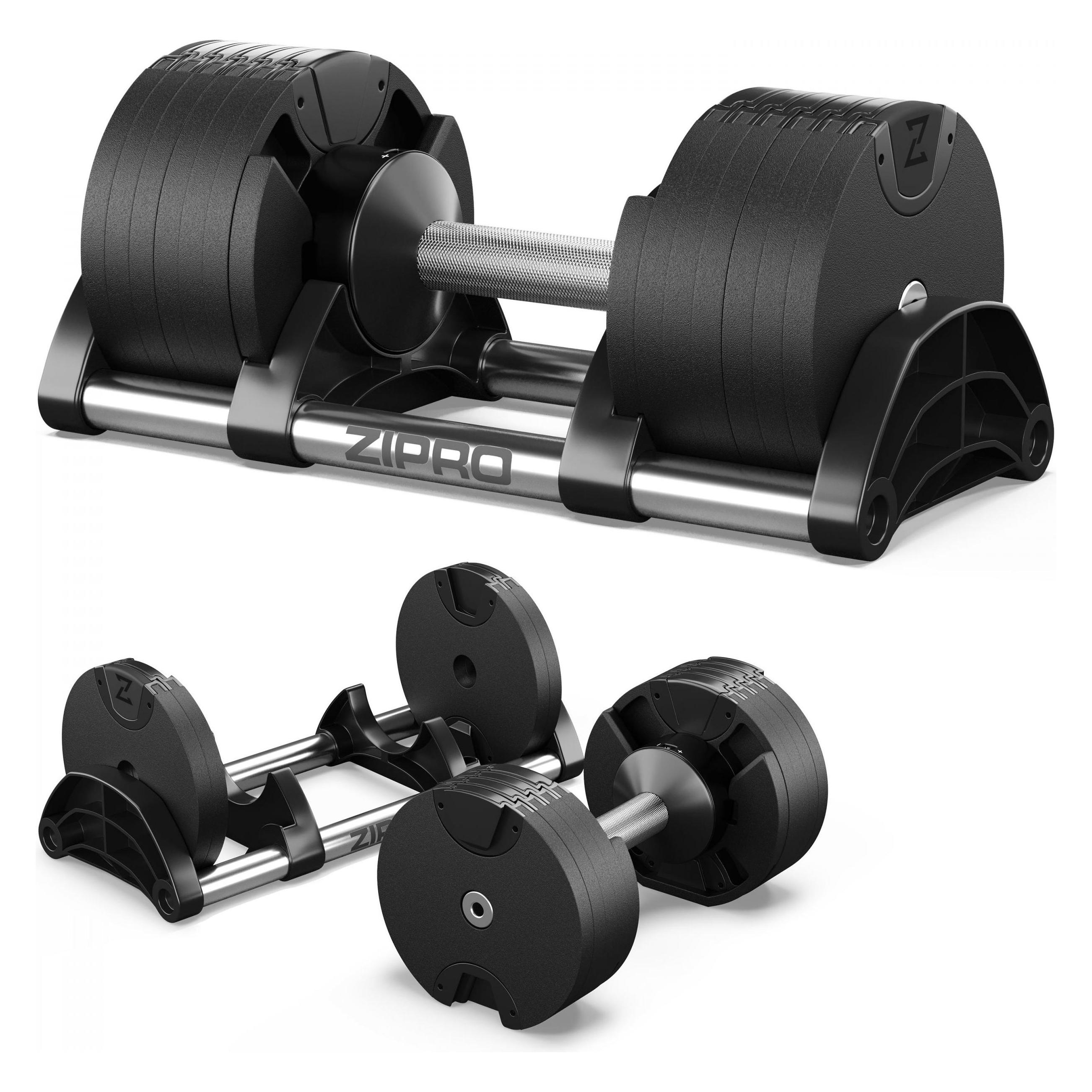 GCS Zipro ZIPRO Hantle z regulowanym obciążeniem ROUND 24 kg (5902659844354)