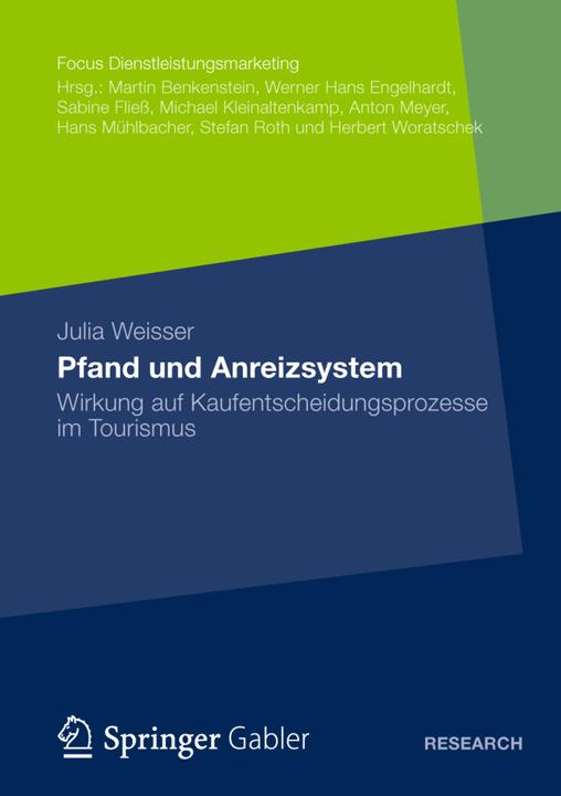 Produktbild Pfand und Anreizsystem (Deutsch, Julia Weisser, 2012)