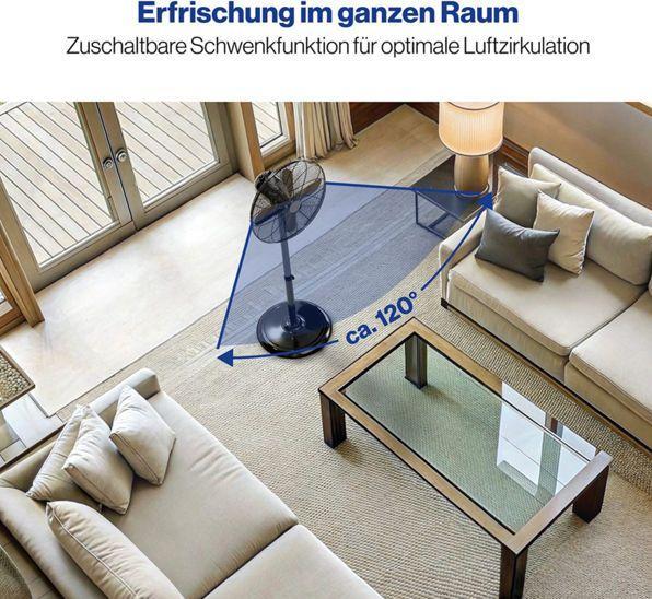 Produktbild Profi-Care ProfiCare PC-VL 3064 MS 40 cm Metall Stand-Ventilator schwarz
