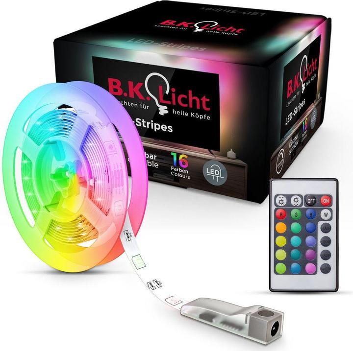Actual product image B.K.Licht LED strip (RGB, 300 cm, Indoor)