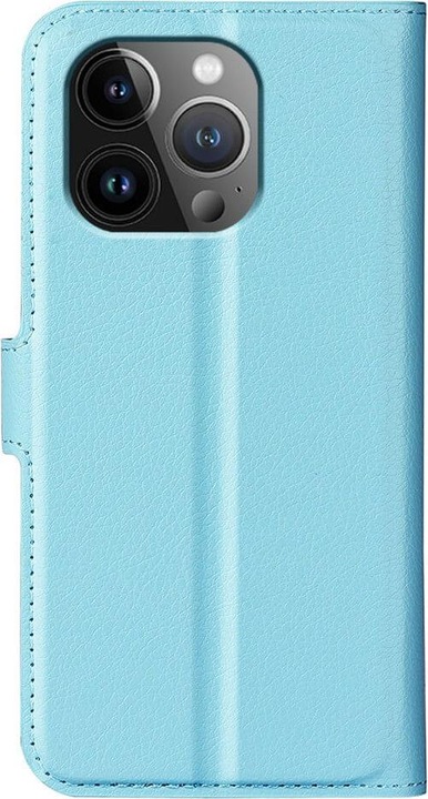 Produktbild Cover-Discount iPhone 15 Pro Max - Leder Etui Hülle blau (Apple iPhone 15 Pro Max)
