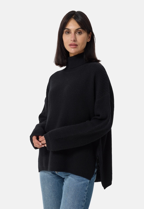 Produktbild Cash-Mere Wolle Kaschmir Oversize Style Rollkragen Pullover (XS)
