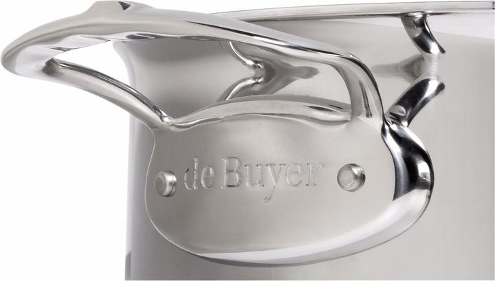 Actual product image de Buyer Affinity frying pot low with lid 20 cm (20 cm, Pot, Stainless steel, Aluminium)