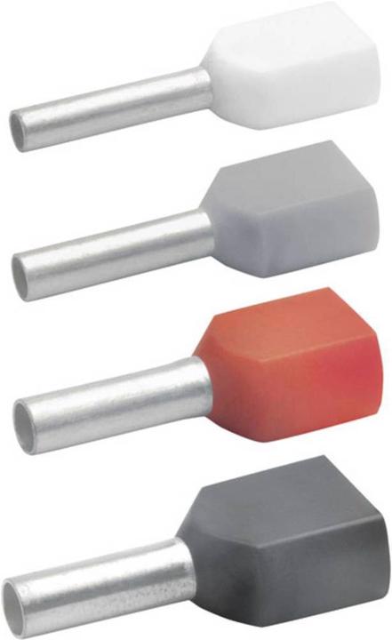Image du produit Klauke Embout pour fil double 1.5qmm 87212 2x1.5qmm isolé galv. étamé 87212