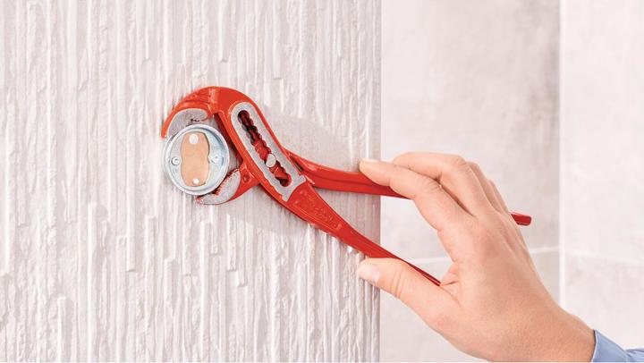 Actual product image tesa DELUXXE WC replacement roll holder incl. adhesive solution without drilling