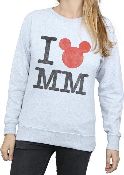 Produktbild Disney Mickey Mouse I Love Mickey Sweatshirt (XL)