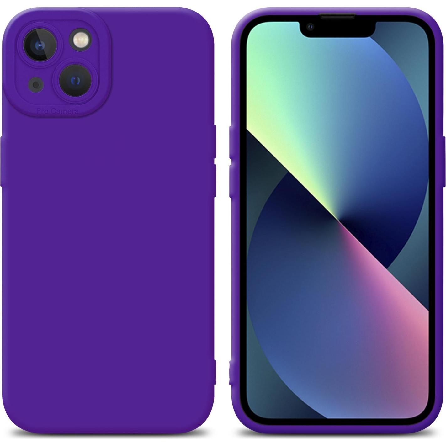 Thumbnail - Cadorabo Hülle für Apple iPhone 14 im TPU Fluid LM162 Style (Apple iPhone 14), Smartphone Hülle, Violett