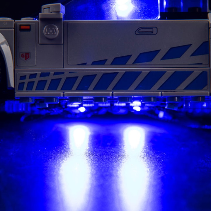 Actual product image BrickBling LED light set for LEGO 2 Fast 2 Furious - Nissan Skyline GT-R (R34) (76917)