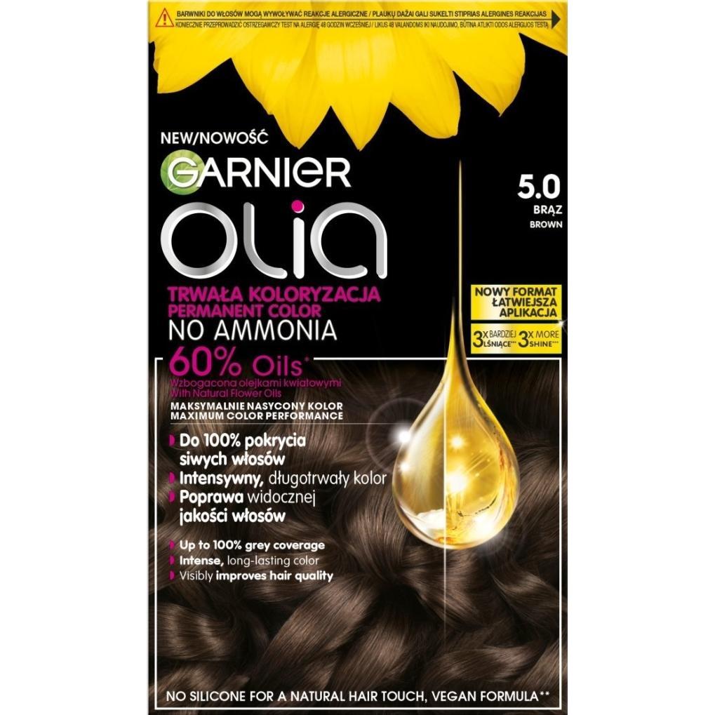 Garnier, Haarfarbe, Olia Haarfarbe 50 Braun (50 Braun)