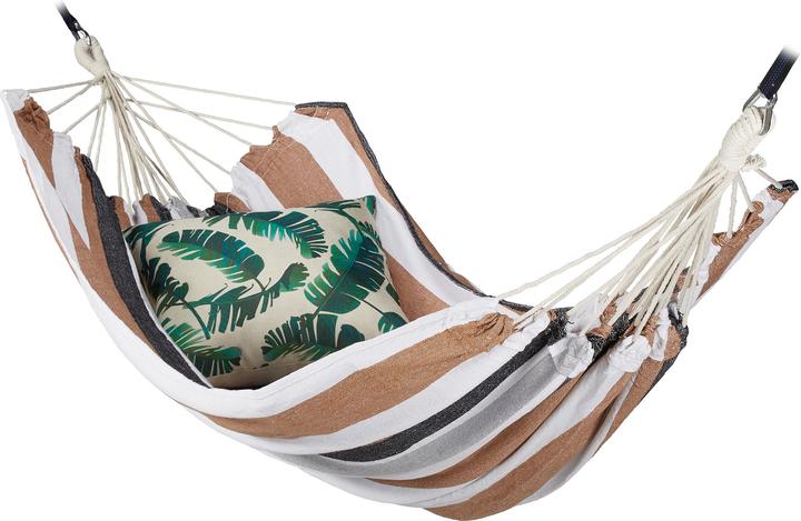Relaxdays Hammock, XXL Hanging Mat For 2 Adults (300 kg)