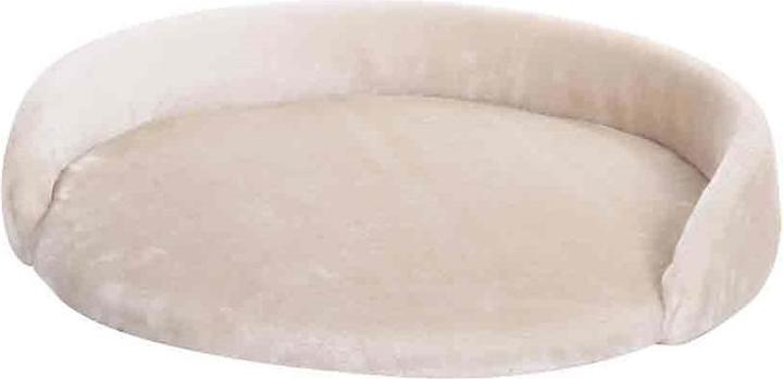 Nobby Starsystem Platte rund DE LUXE mit Rand (Warmgrau)