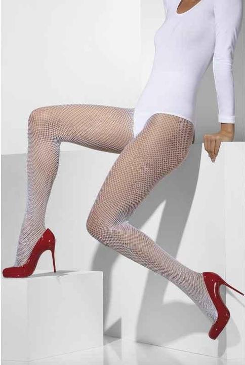 Image du produit Smiffys Collants résille Blanc (20DEN, Taille unique)