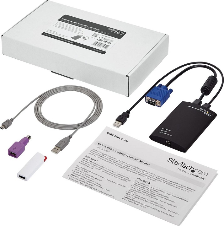 Produktbild StarTech Kvm To USB Laptop Crash Cart