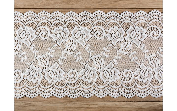 Actual product image Partydeco Fabric lace 15 x 900 cm, White