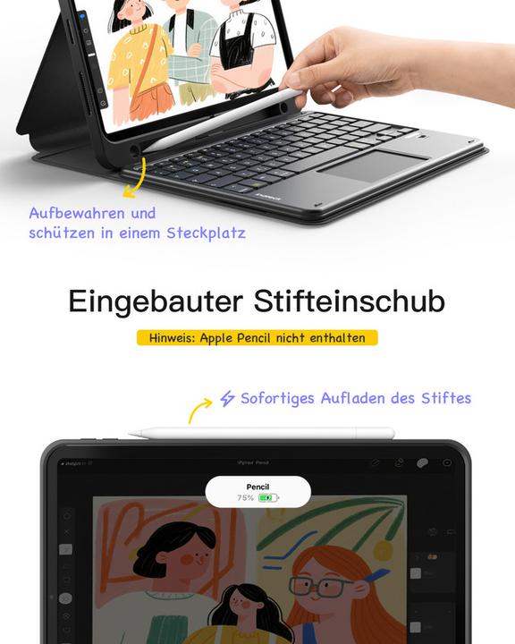 Actual product image Inateck KB09122 (DE)