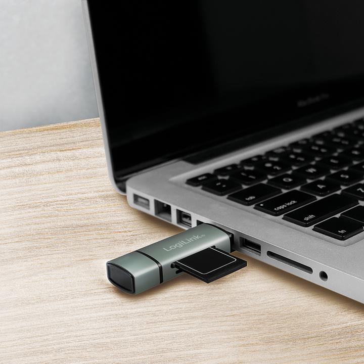 Actual product image LogiLink USB 3.2 Gen1 card reader (USB-C 3.2 Gen 1)