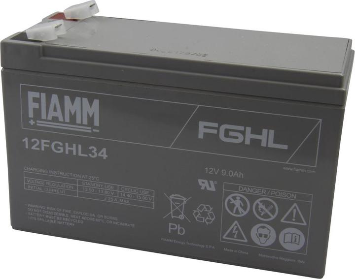 Fiamm Blei Akku 12FGHL34 (FGHL20902) 12.0V 9.0Ah (12 V, 9 Ah)