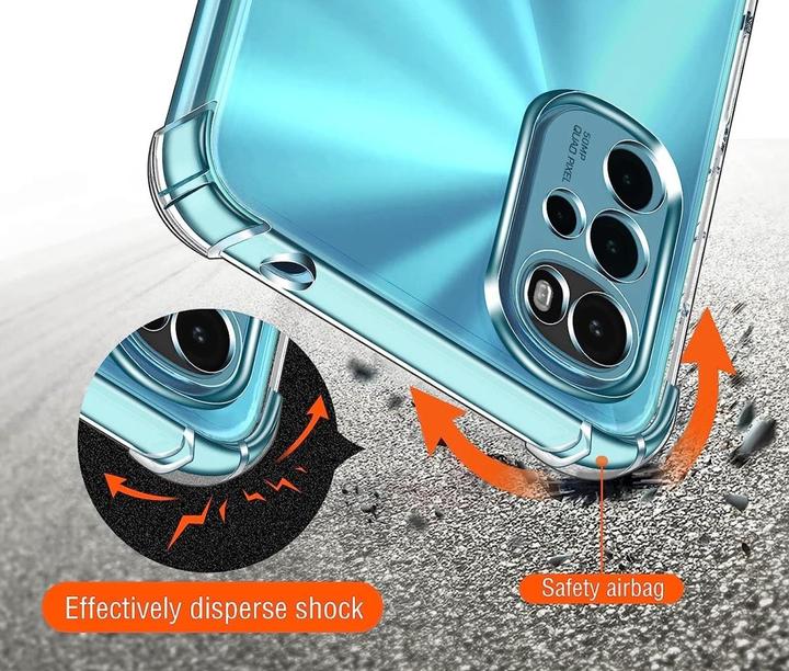 Produktbild Screenguard Motorola Moto G22 Hülle Crystal Soft Airbag Bumper (Motorola Moto G22)