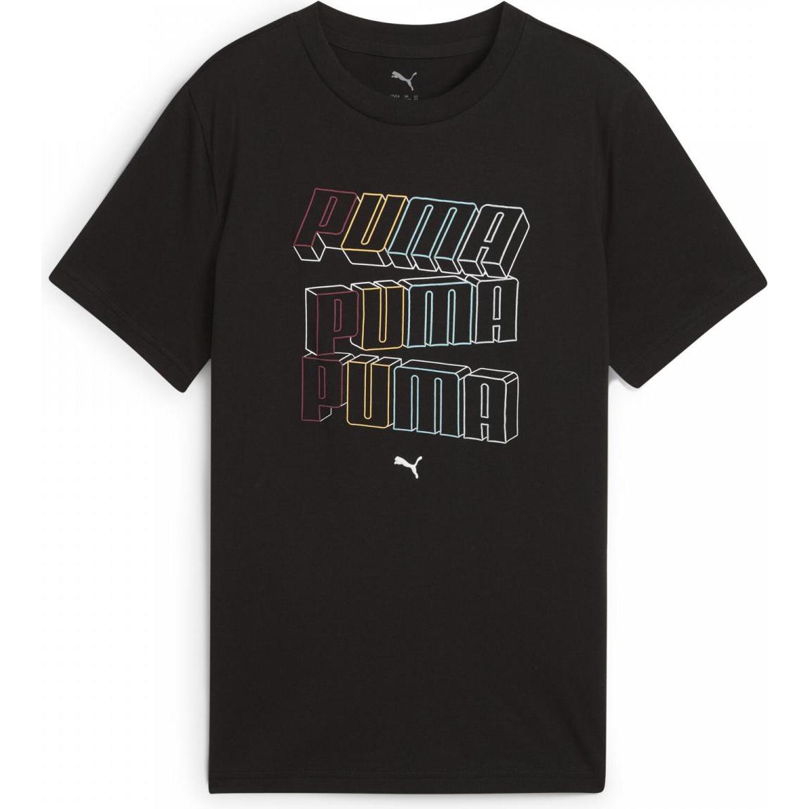 Puma, Jungen, Sportshirt, Ess Logo Lab Hog Tee B (176), Braun, 176