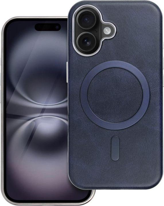 Actual product image 4Kom Back panel cover OEM GENTLEMAN MAG COVER Case compatible with MagSafe for IPHONE 11 navy blue (Apple iPhone 11)