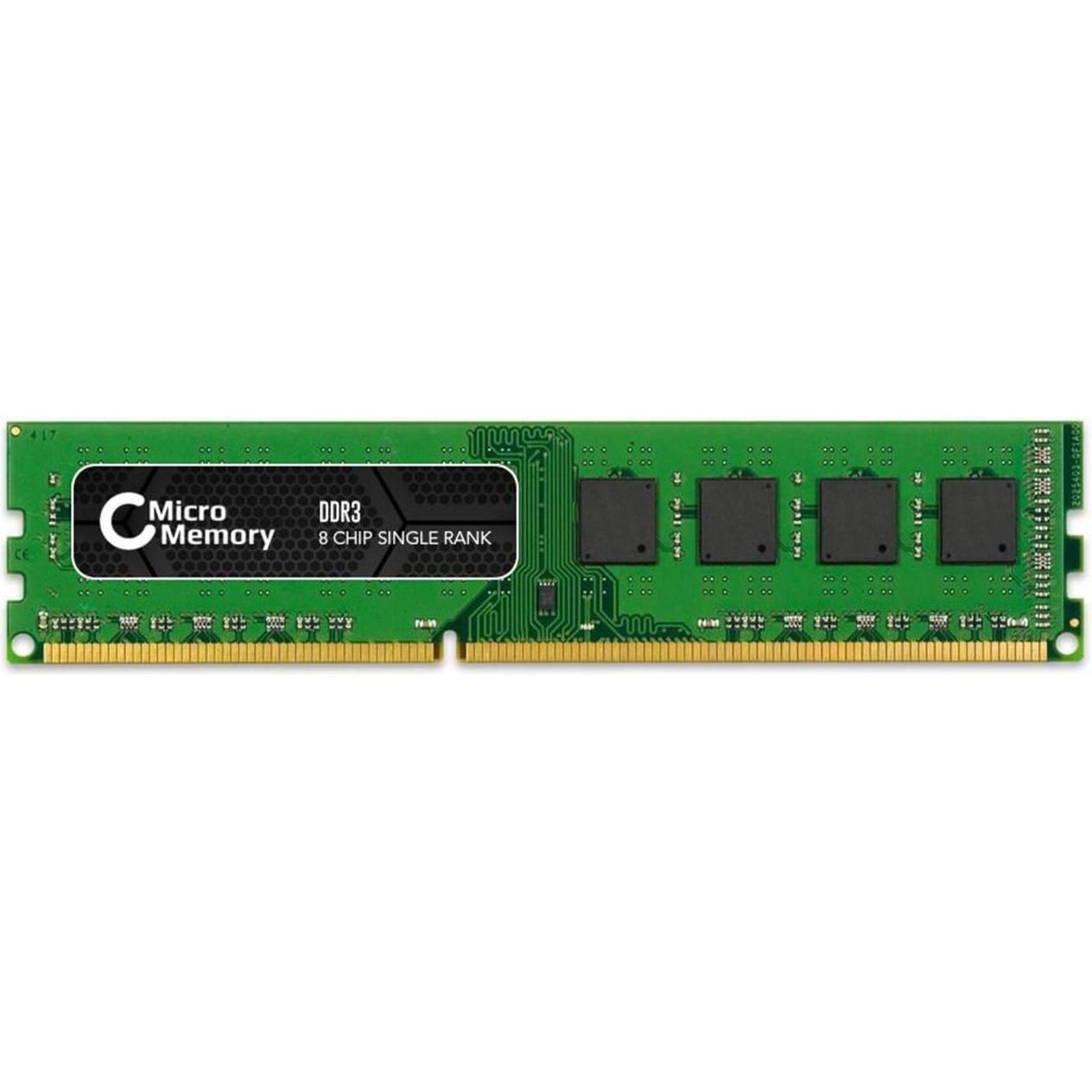 CoreParts 4GB Memory Module (KVR13N9S8H/4) (1 x 4GB), RAM Modellspezifisch, Grün