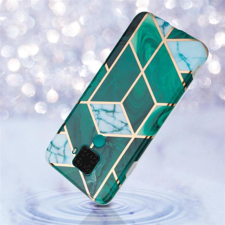 Image du produit Cadorabo Couverture IMD TPU Marbre coloré (Mate 30 Lite)