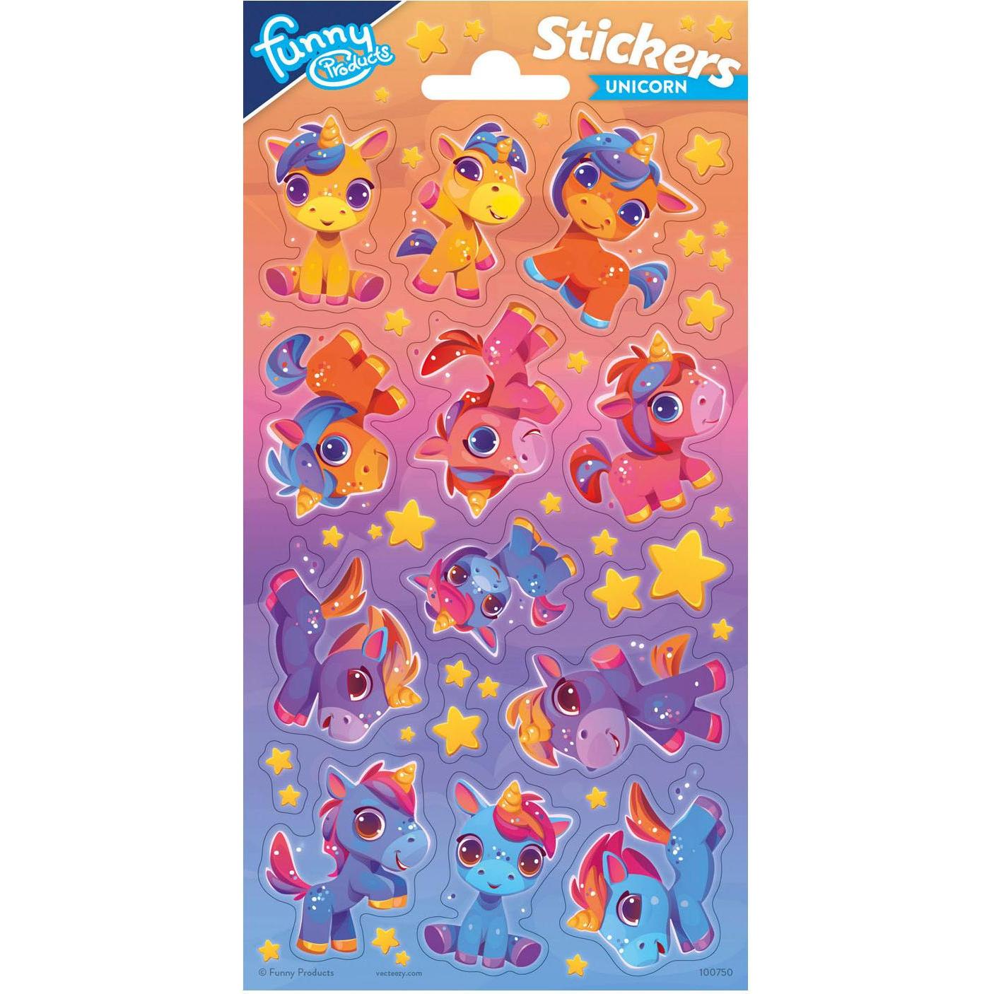Totum, Sticker, Aufkleberbogen Einhorn