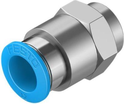 Produktbild Festo Push-in Fitting, Female G1/4, 12mm (Rohrverschraubung)