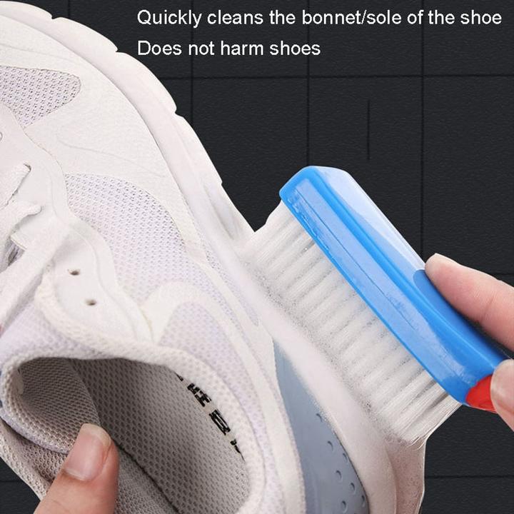 Actual product image König Design Shoe polish brush Shine brush with handle and natural bristles Multifunctional nano brush