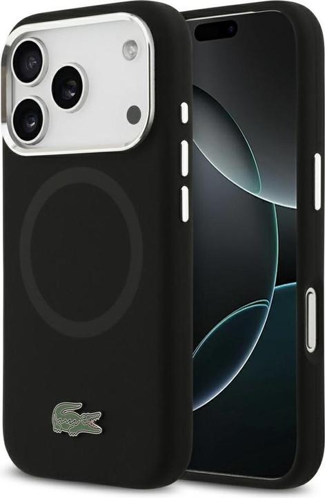 Immagine prodotto Lacoste HC Silicone Metal Logo MagSafe Case for iPhone 17 Pro Black (Apple iPhone 17 Pro)