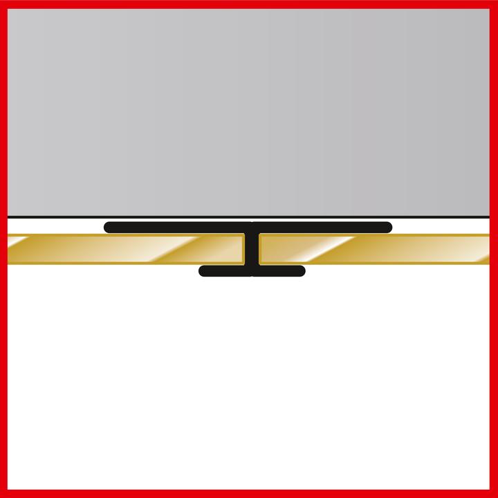 Schulte Decodesign Profilset D1901121 68 2100 mm schwarz (Endprofil, 210 cm, 210 cm)