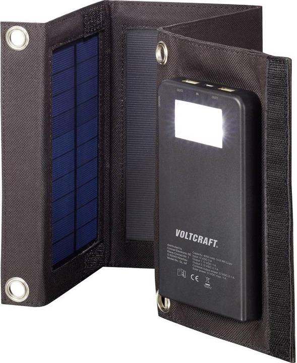 Image du produit Voltcraft Chargeur solaire (4000 mAh)