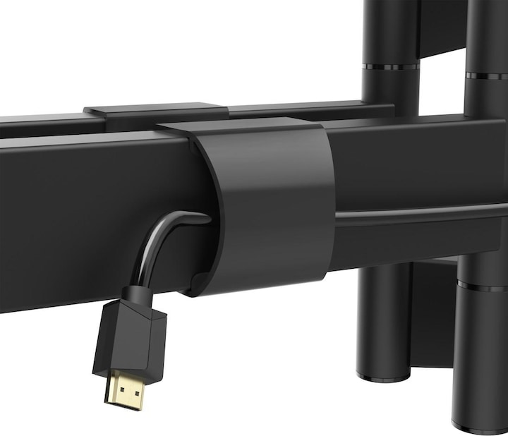 Image du produit Hama Support TV mural, pivotant, inclinable, extensible, 305cm (120"), jusqu'à 100 kg (Mur, 120", 100 kg)