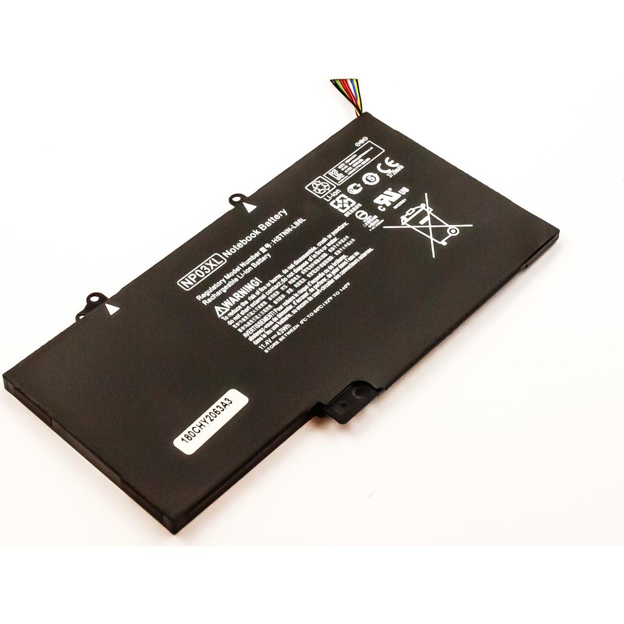 Thumbnail - CoreParts MBXHP-BA0063 (6 Zellen, 5200 mAh), Notebook Akku, Schwarz