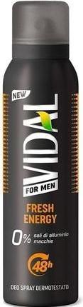 Produktbild Vidal For Man Fresh Energy Deodorant 48h 150ml (150 ml)