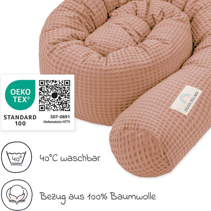 Actual product image Julius Zöllner Bed snake waffle piqué Dune