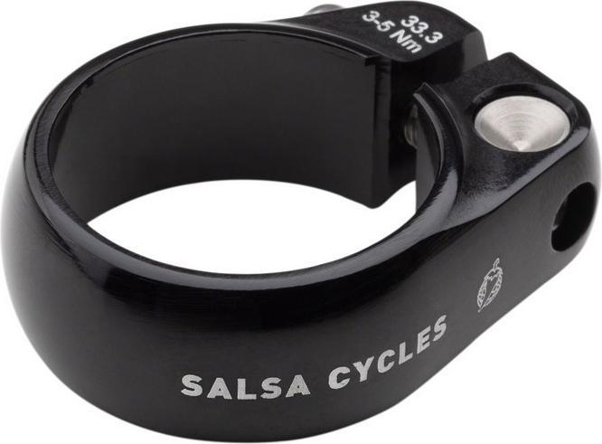 Actual product image Salsa Lip-Lock Seat Clamp, black