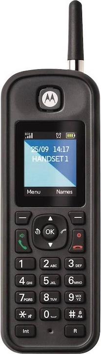 Produktbild Motorola O201 DECT Schnurloses Telefon analog Freisprechen Schwarz
