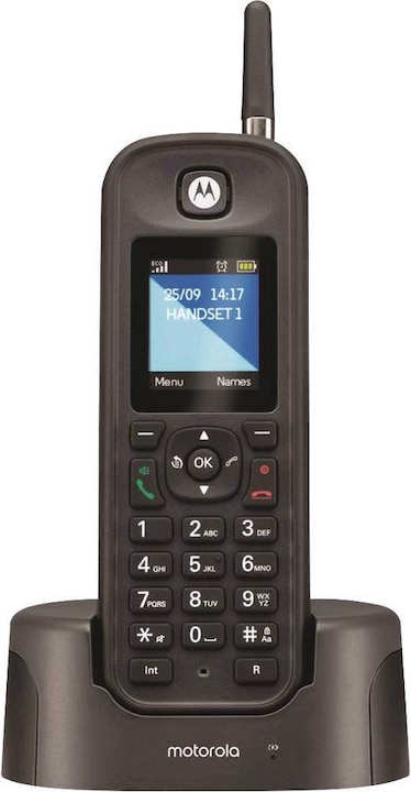 Produktbild Motorola O201 DECT Schnurloses Telefon analog Freisprechen Schwarz