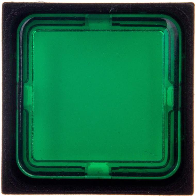 Eaton Electric GmbH Leuchtmelder Q18LF-GN/WB flach grün, Taster + Schalter, Grün