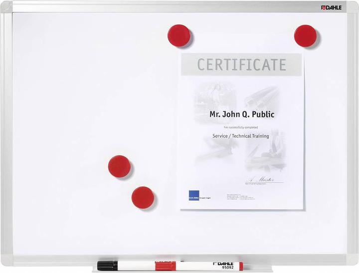 Actual product image Dahle Whiteboard c Board 96151 (W x H) 90 cm 60 Landscape or portrait format, Incl. storage tray (90 x 60 cm)