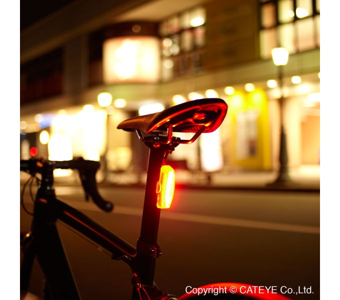 Actual product image CatEye Rapid X G kinetic TL-LD710GK taillights (50 lm)