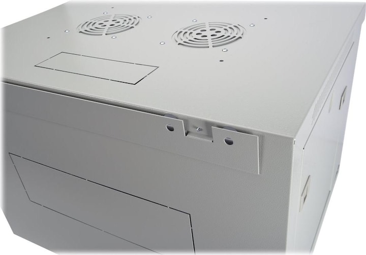 Produktbild Digitus 48,3cm 19Zoll Wandschrank 9HE SoHoline RAL7035 grau ohne Boden 505mmx600mmx450mm (9 HE, 19 Zoll Rack)