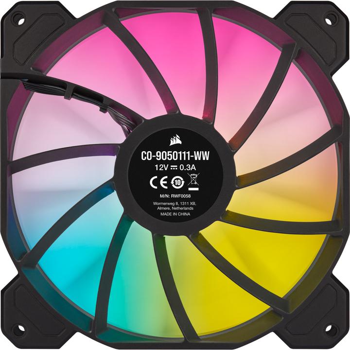 Actual product image Corsair SP140 RGB Elite (140 mm, 1 x)